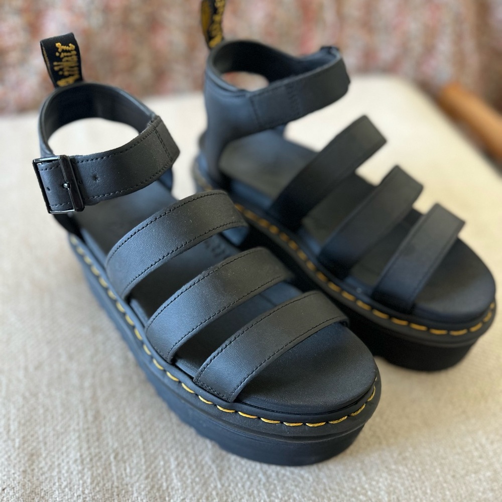 Blaire hydro leather platform sandal